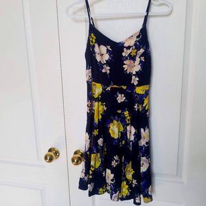 Navy Floral Sundress